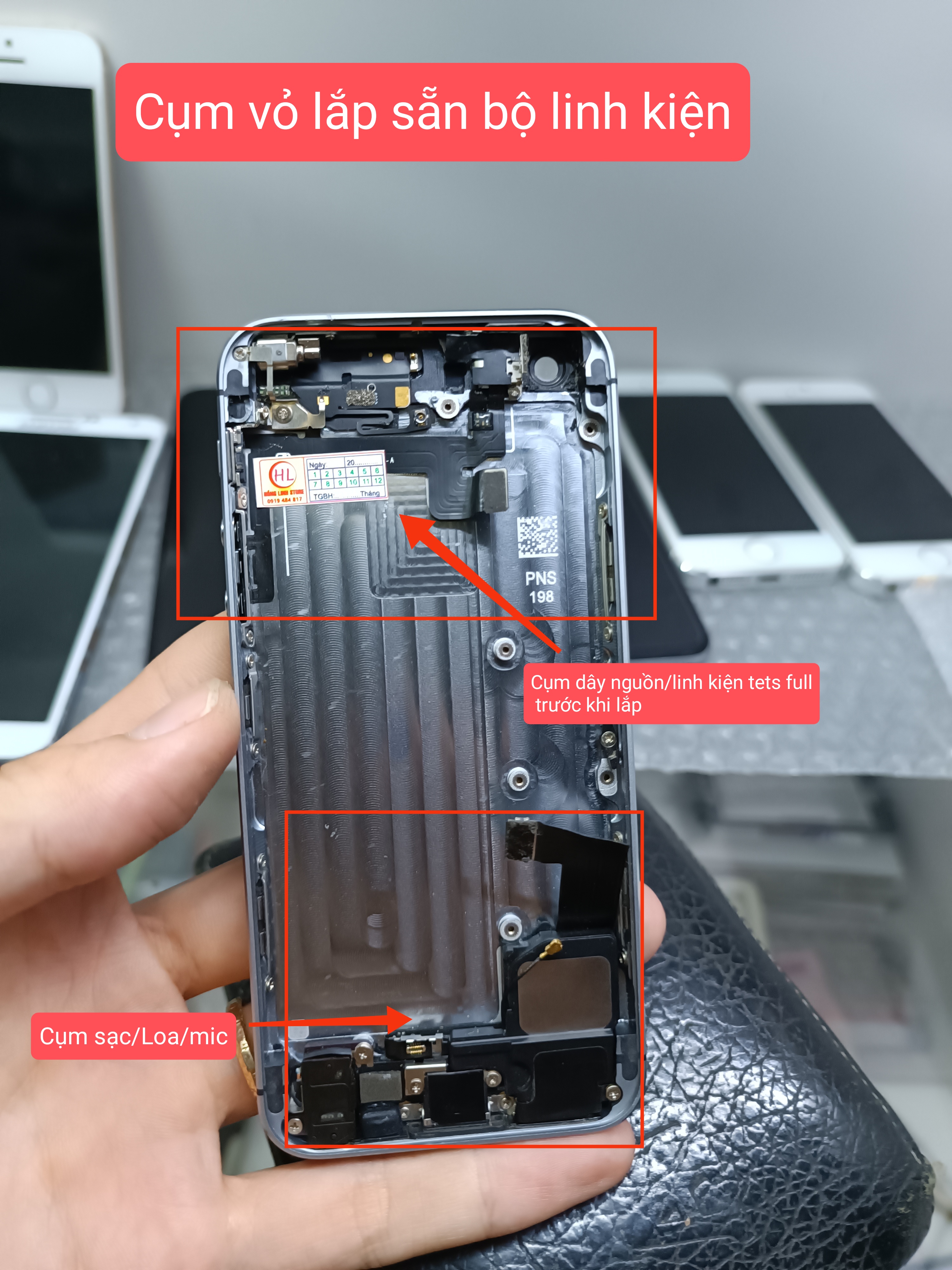 New Original Black gray 5S shell