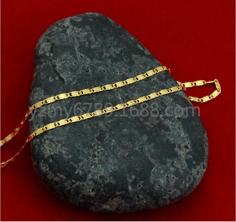 Dây chuyền nam nữ mạ vàng 18k cực đẹp phong cách châu âu 2019
