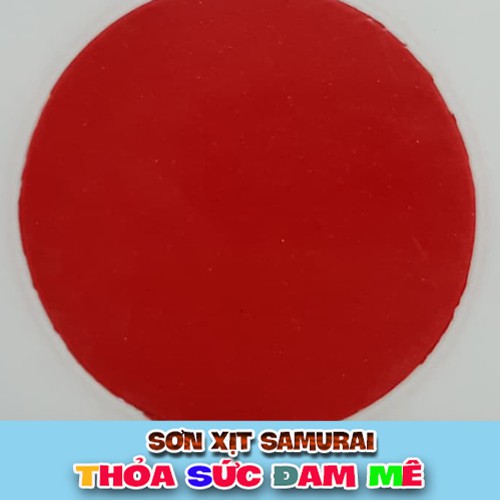 Chai sơn Samurai màu đỏ S140 dạng bình xịt dành cho xe máy