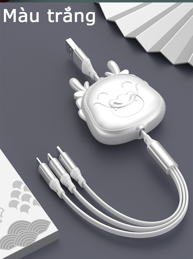 Cáp dữ liệu 2024 cáp dữ liệu mới 3-in-1 data cable