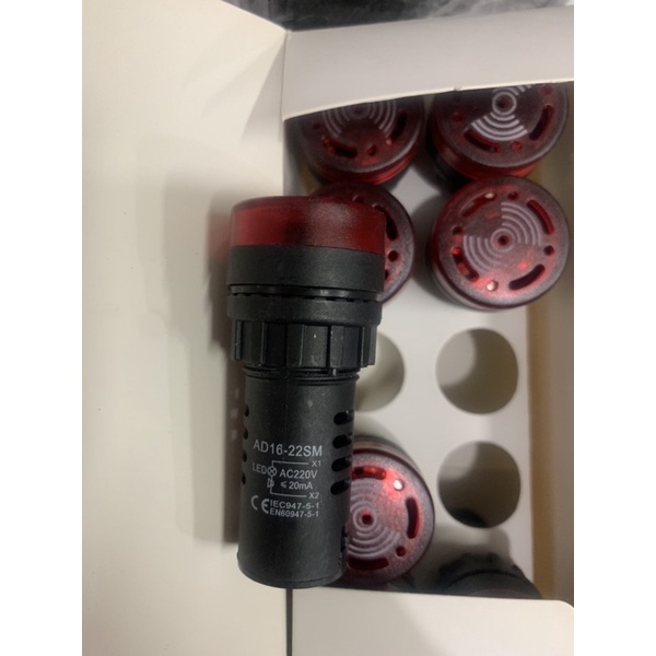 đèn còi báo lỗi phi 22 - 220v