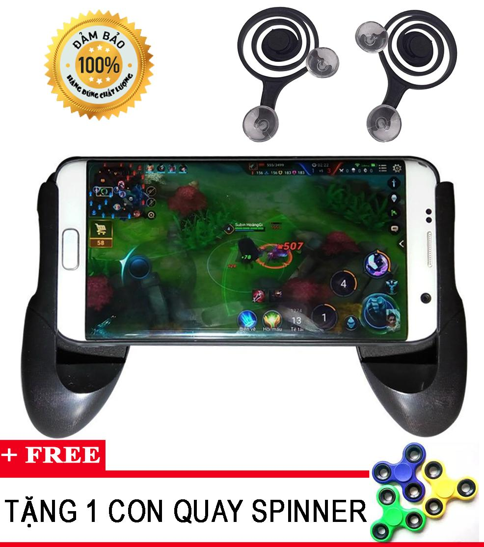 Combo GamePad tay cầm điện thoại và nút chơi game Joysitck (tặng 1 con quay Fidget Spinner)