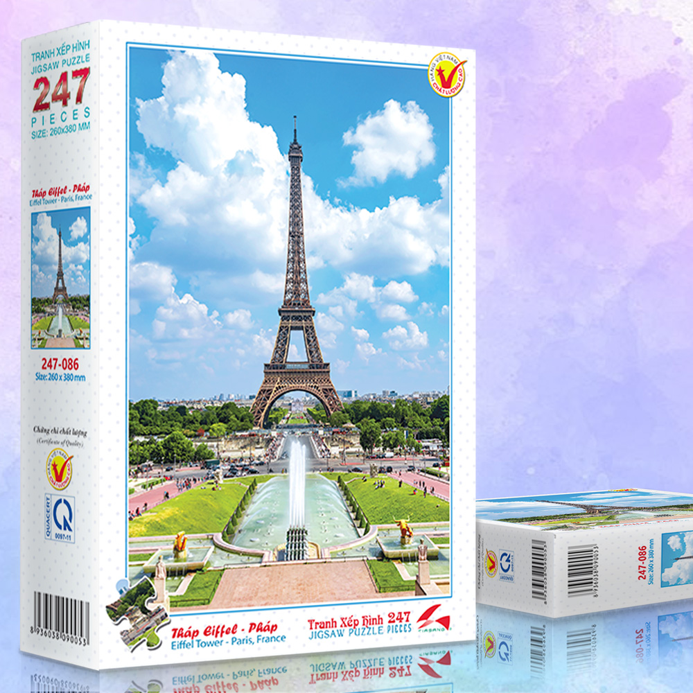 Tranh xếp hình 247 mảnh - Tháp Eiffel