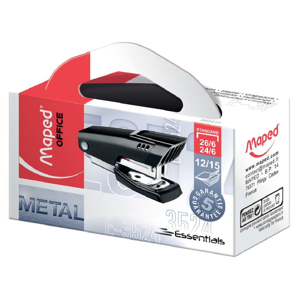 MAPED - Bấm kim Mini kim loại Essential No.3 - 1 cái