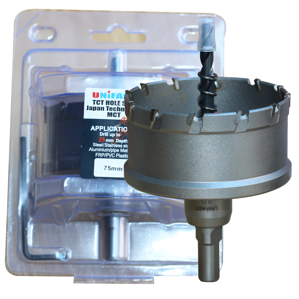 Unifast mct-75 alloy hole saw 75mm