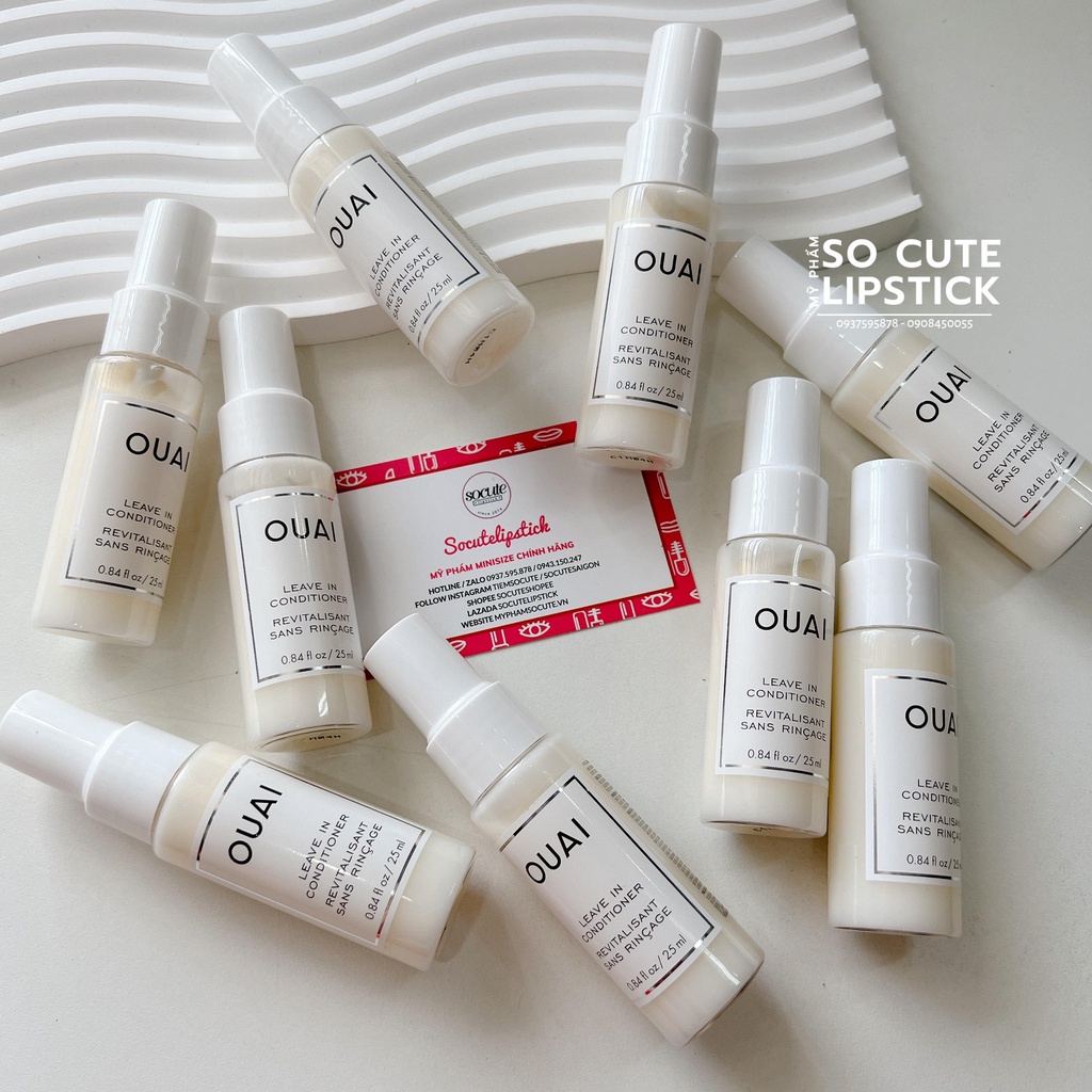 Xịt dưỡng mềm tóc OUAI Leave In Conditioner Spray 25ml