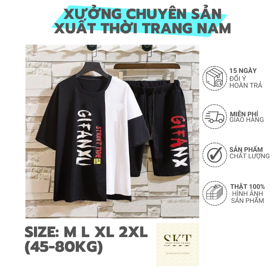 Set bộ thế thao nam phối màu cực xinh