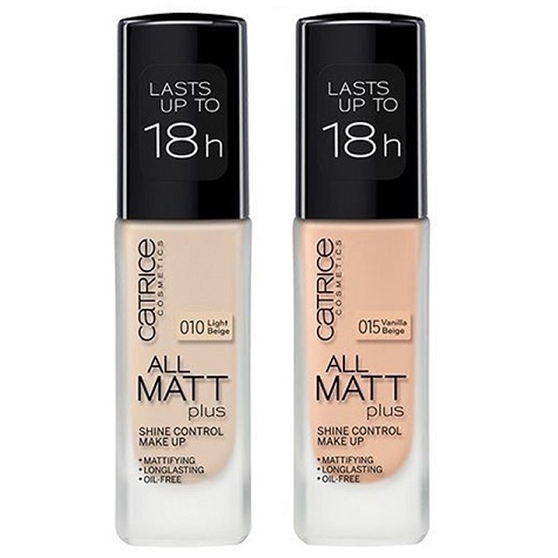 Kem nền kiềm dầu catrice all matt plus 18h mỏng mịn