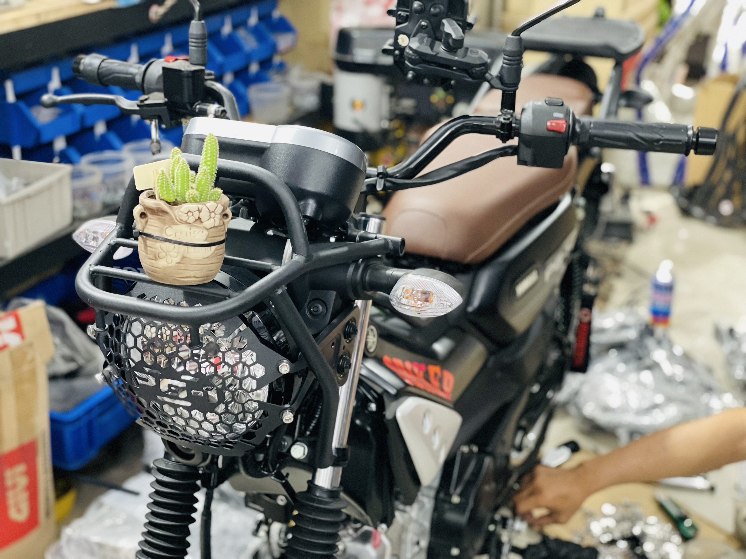 Lưới Đèn PG1 Ốp Chóa Đèn Yamaha PG-1 Che Gáo Đèn