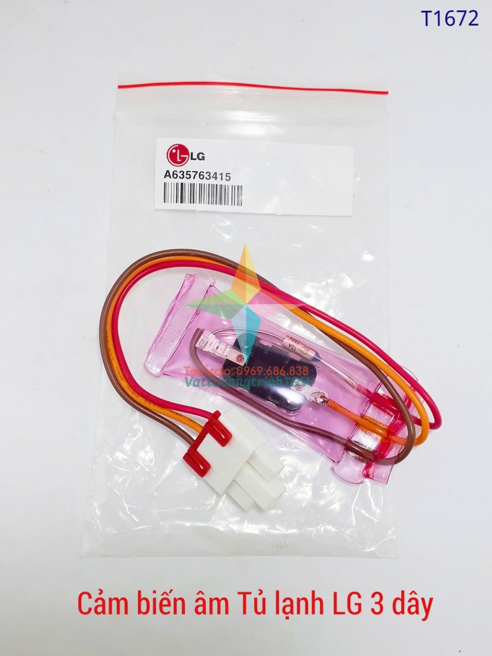 Sensor cảm biến âm 3 dây cho tủ lạnh LG