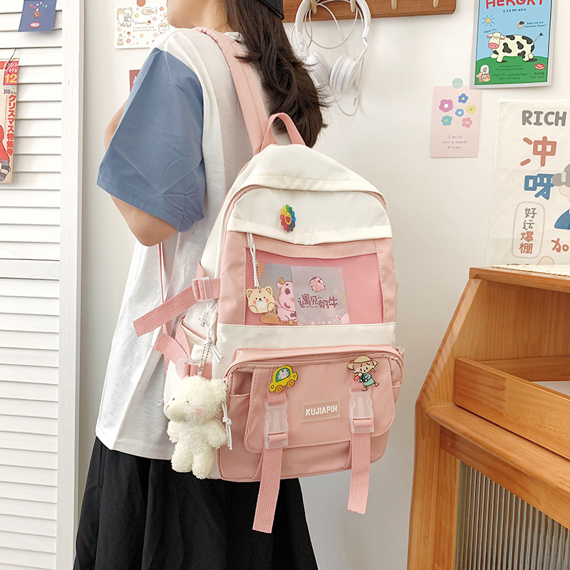 HOÀN TIỀN 15% - Balo nữ nam ulzzang hàn quốc đựng laptop đi học đi chơi du lịch thời trang giá rẻ tặng kèm sticker LATIMO BL1