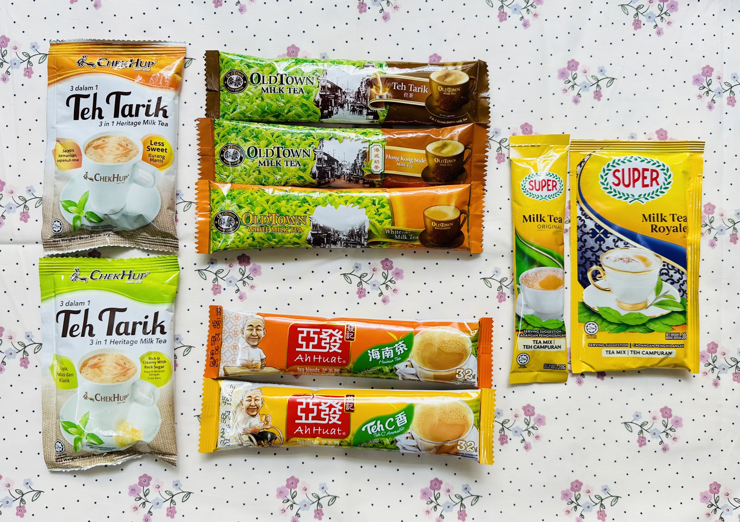 [Combo 9 loại trà sữa Malaysia] Trà sữa Malaysia hoà tan 3in1, nhập khẩu Malaysia
