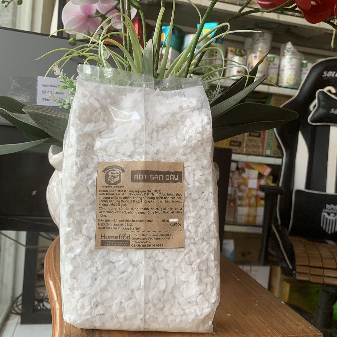 Bột sắn dây sạch HomeFood 800g