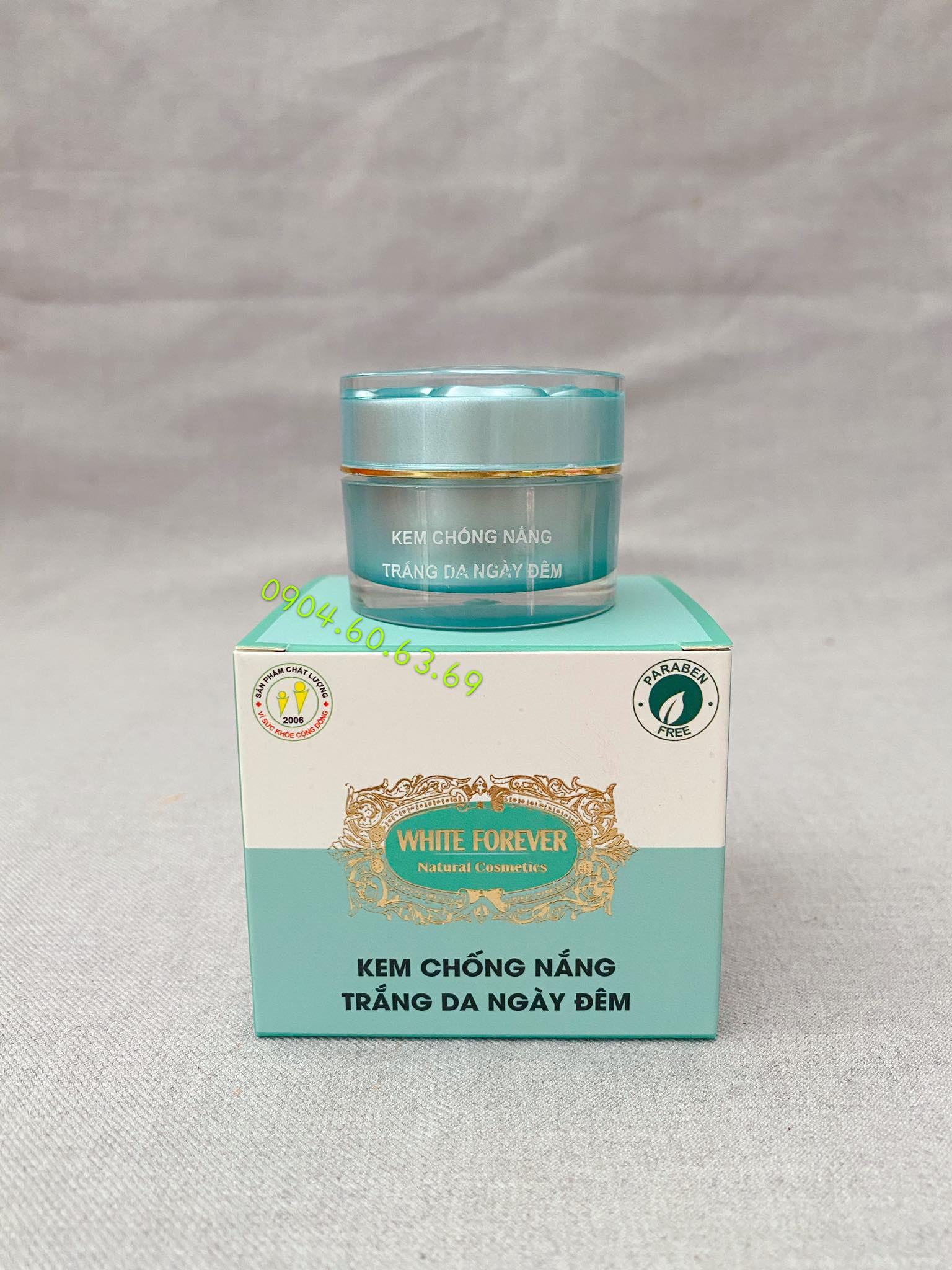 Kem 12g Chống Nắng Trắng Da Ngày Đêm WHITE FOREVER