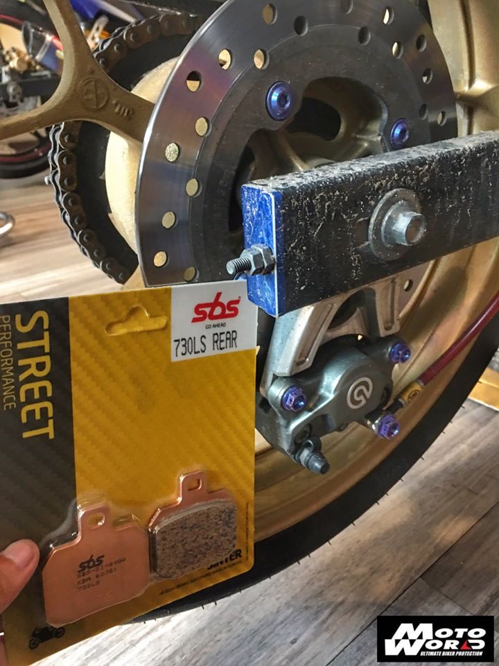 [Motoworld Phân Phối] Bố Thắng Heo Brembo 2Pis Đối Xứng SBS 730LS