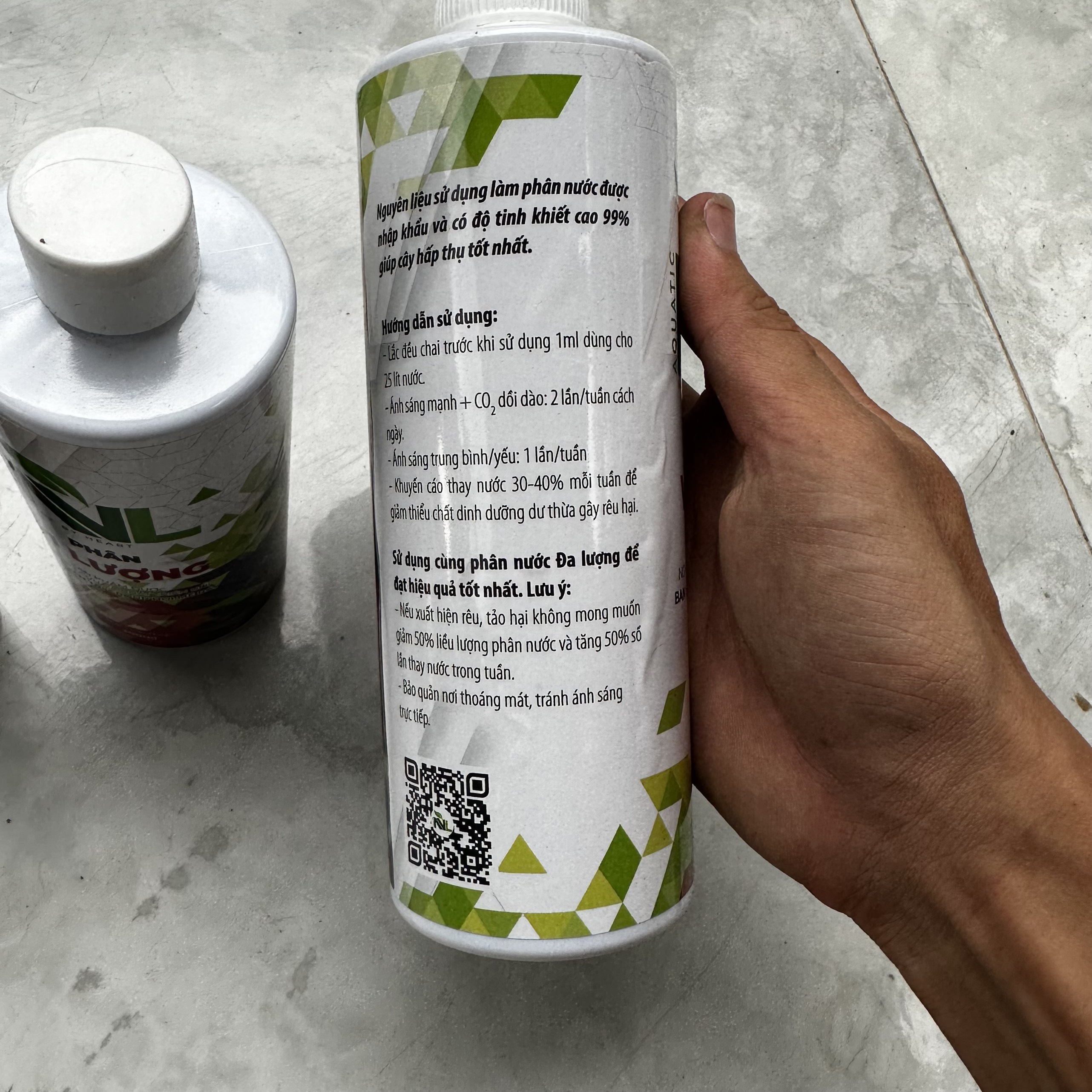 Phân nước vi lượng thủy sinh NVL