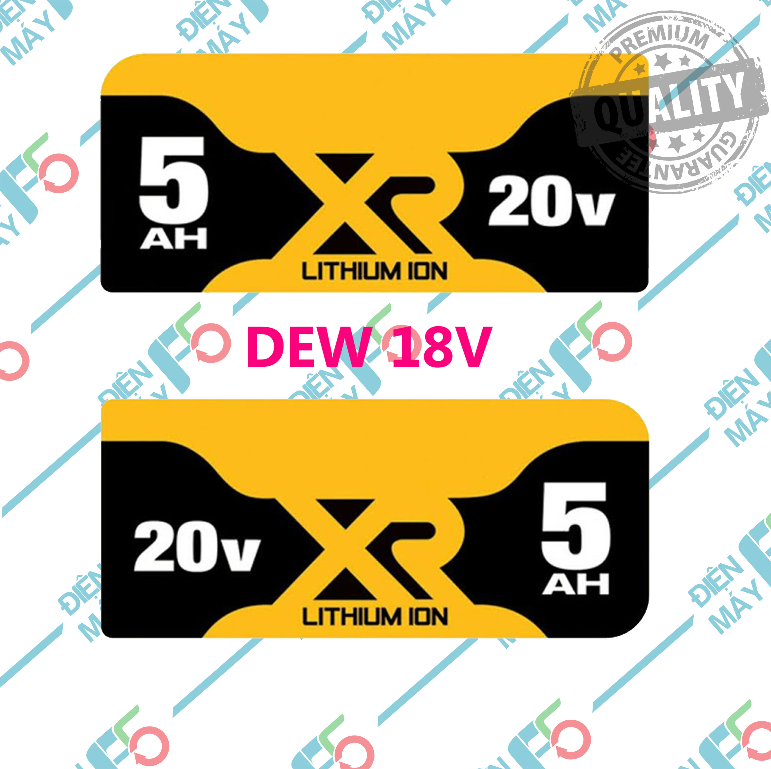 DMF5 Tem dán trang trí vỏ pin các loại