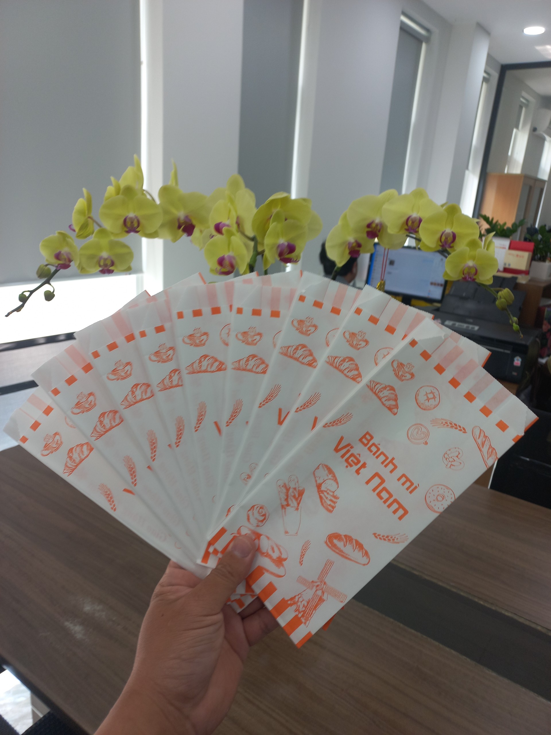 1000 Cái túi bánh mì in sẵn