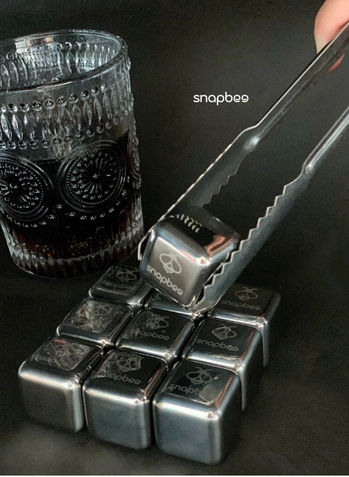 Đá lạnh vĩnh cửu Inox 304 cao cấp Snapbee (hộp 4 )