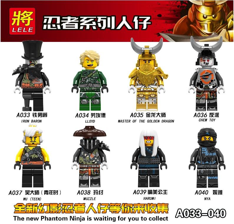 [HCM]Đồ chơi lắp ráp NINJA PHANTOM Mini Figure nhân vật trong NINJAGO Master of the Golden Dragon