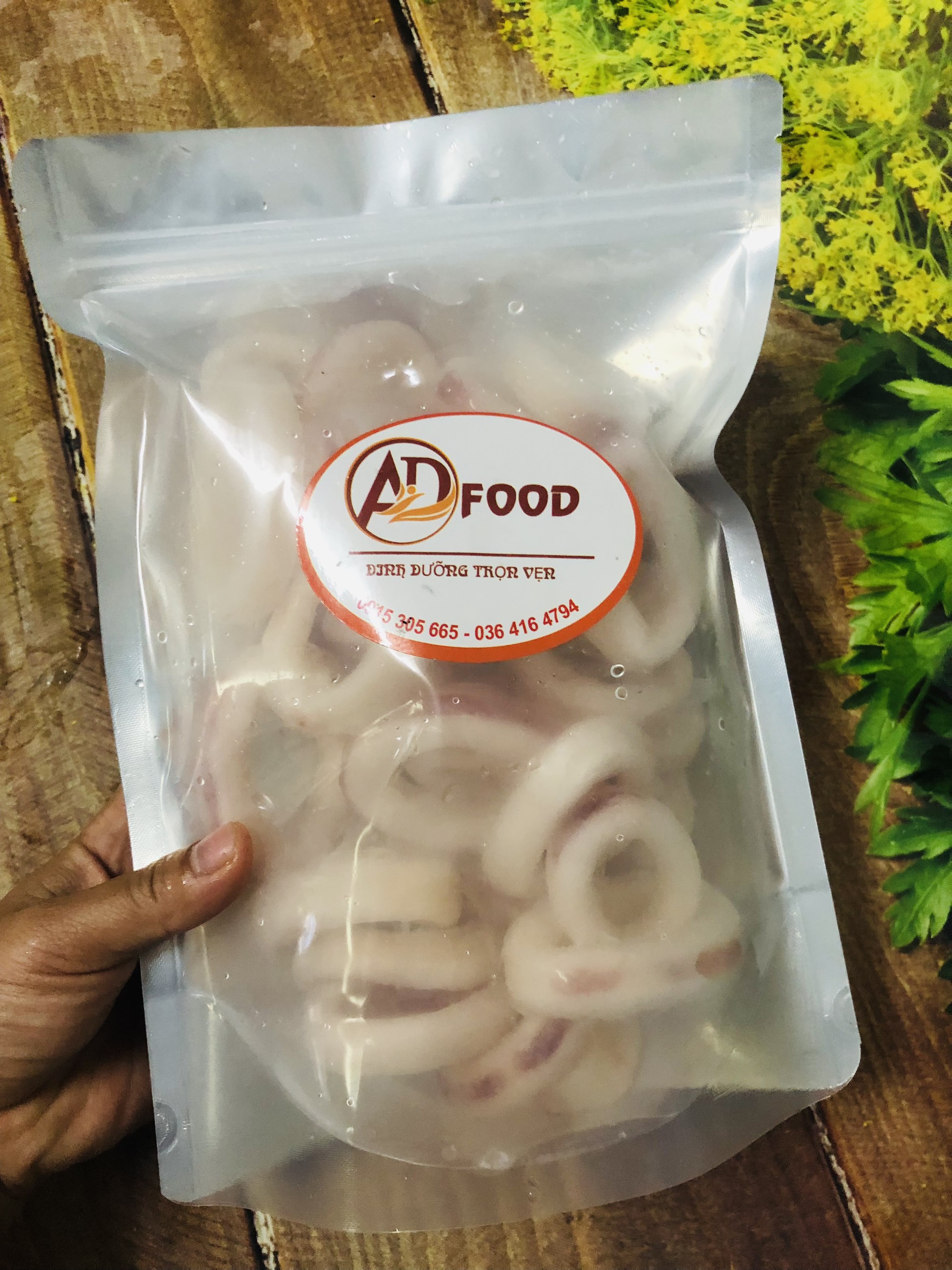 200g mực cắt khoanh (NET 6)