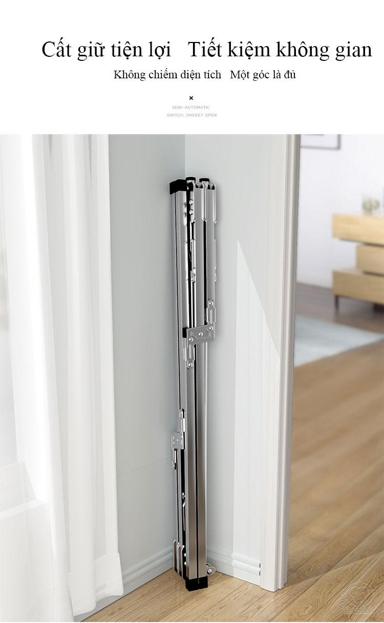 Sào Phơi Đồ X gấp Lớn 1,5-2,4m INOX - Worldmart