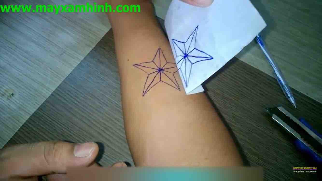 Combo 03 tờ giấy than scan in hình xăm khổ A4