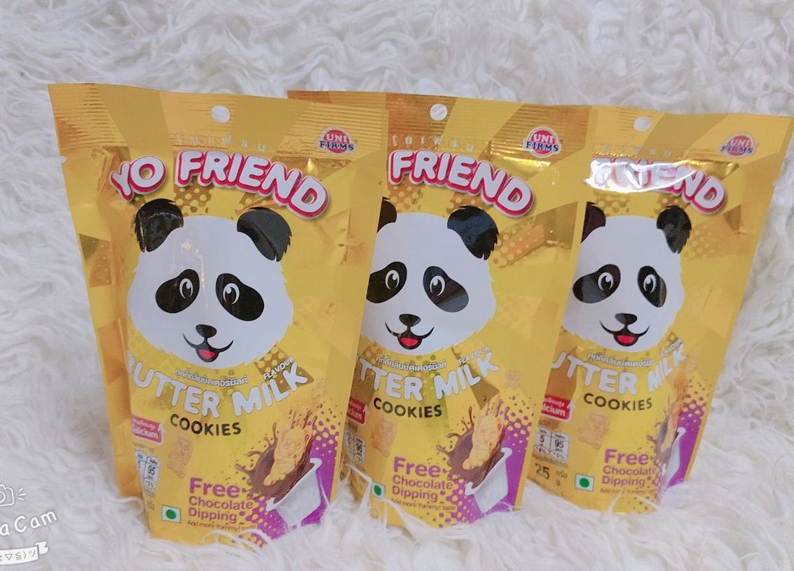 (5 BỊT) Bánh gấu chấm socola yo friend thái lan