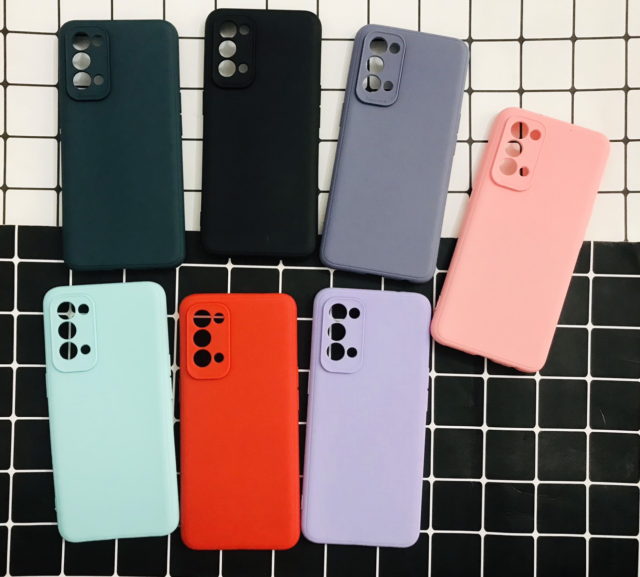 Ốp lưng dẻo màu siêu chất cho Oppo Reno 5