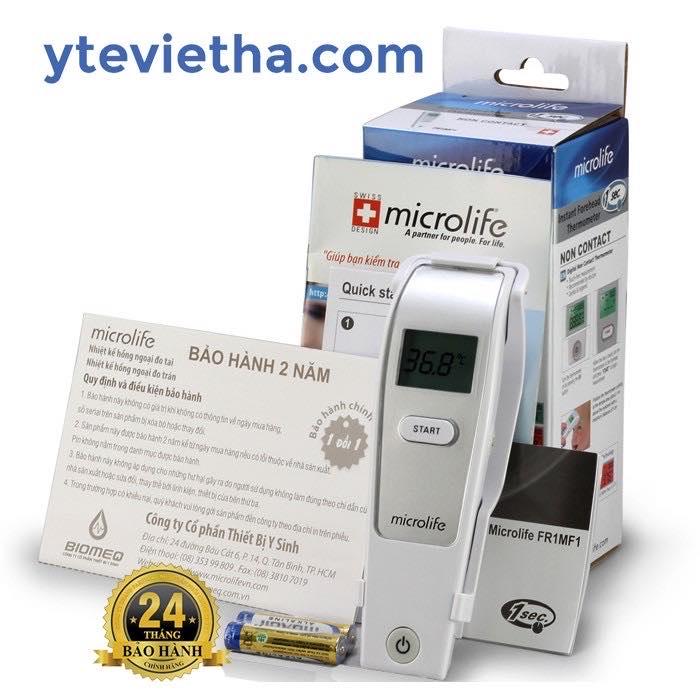 Nhiệt Kế Điện Tử Hồng Ngoại Đo Trán Microlife FR1MF1