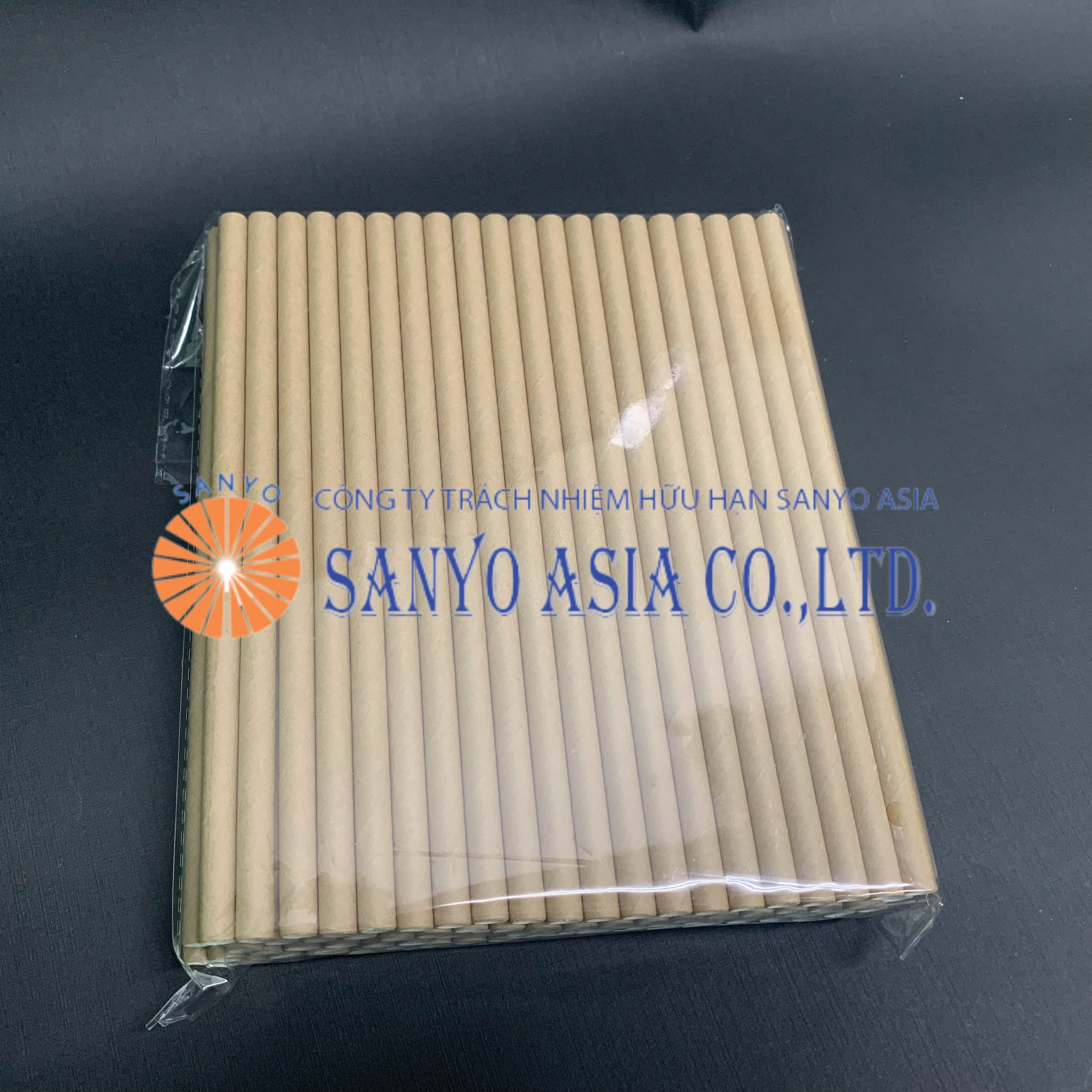 [MUA LẺ - GIÁ SỈ] 100 ỐNG HÚT GIẤY NÂU CAO CẤP