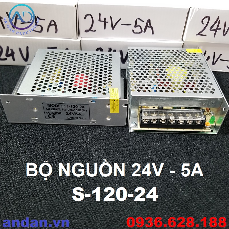 Nguồn tổ ong, bộ nguồn, nguồn led 24v - 5a 10a 15a 20a, s-120-24 s-250-24 s-360-24 s-500-24