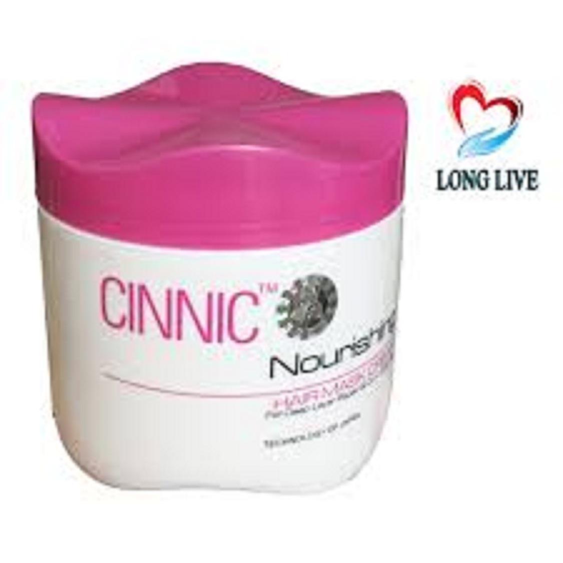 KEM HẤP DẦU VÀ XẢ TÓC CINNIC 500ML Hồng