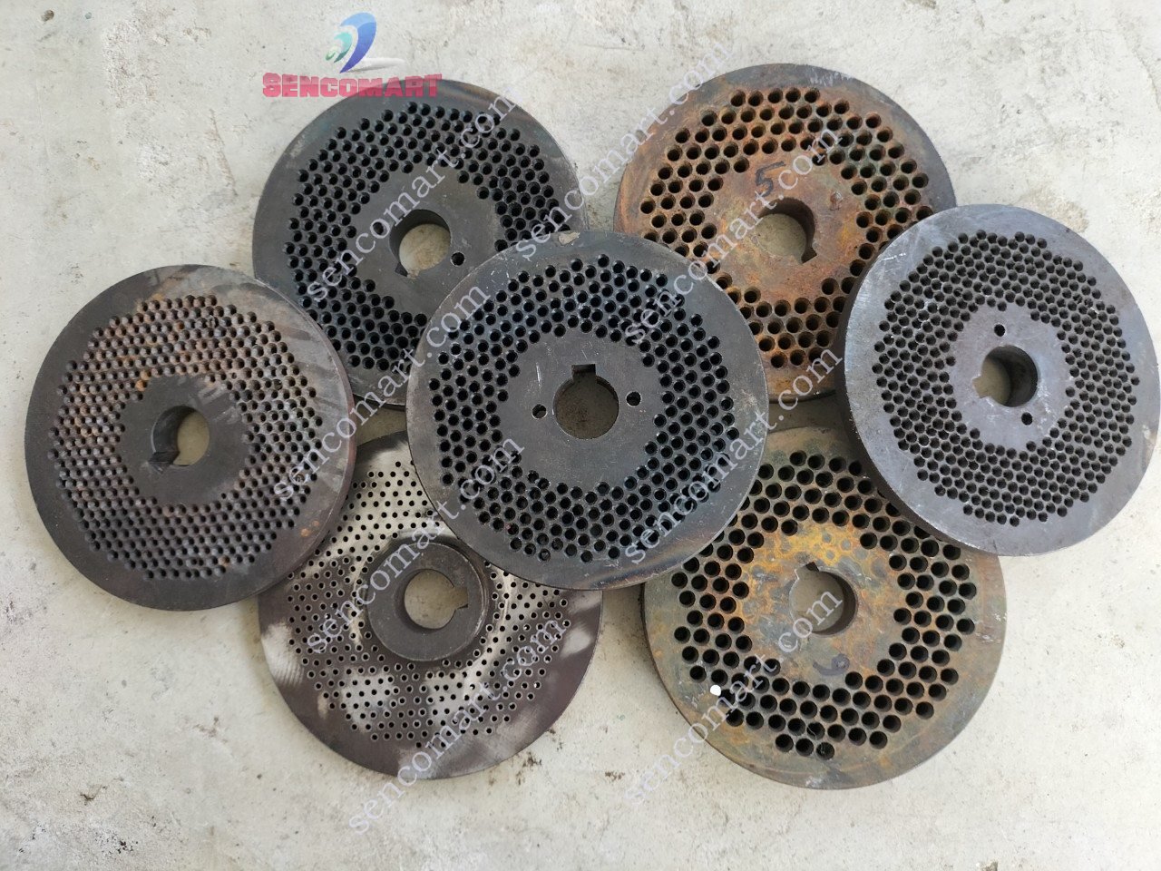 Sàng máy ép cám viên trục đứng đủ kích thước từ 1,5ly.2ly.3ly.4ly.5ly
