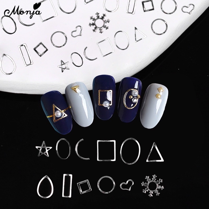 Cham phụ kiện Nail khay dài đủ mẫu HOT nhất