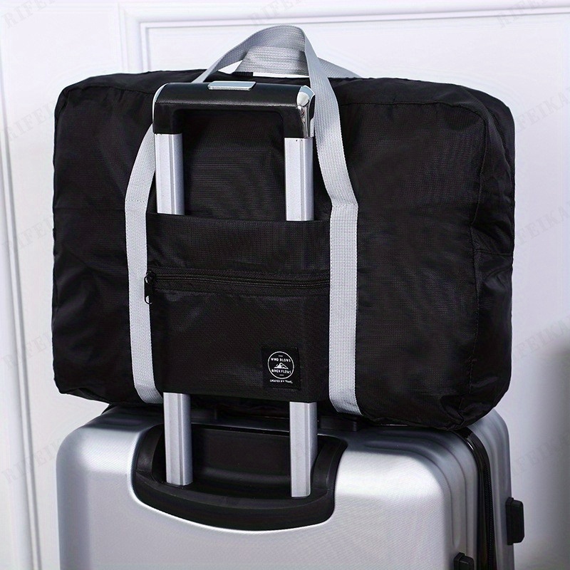 Foldable Large-capacity Travel Storage Bag, Lightweight Multi Duffel HandBag With Zipper