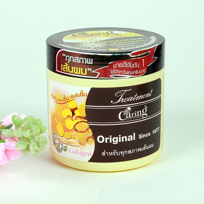Kem Ủ Tóc CARING Thái Lan 500ml (COLLAGEN Original Treatment)