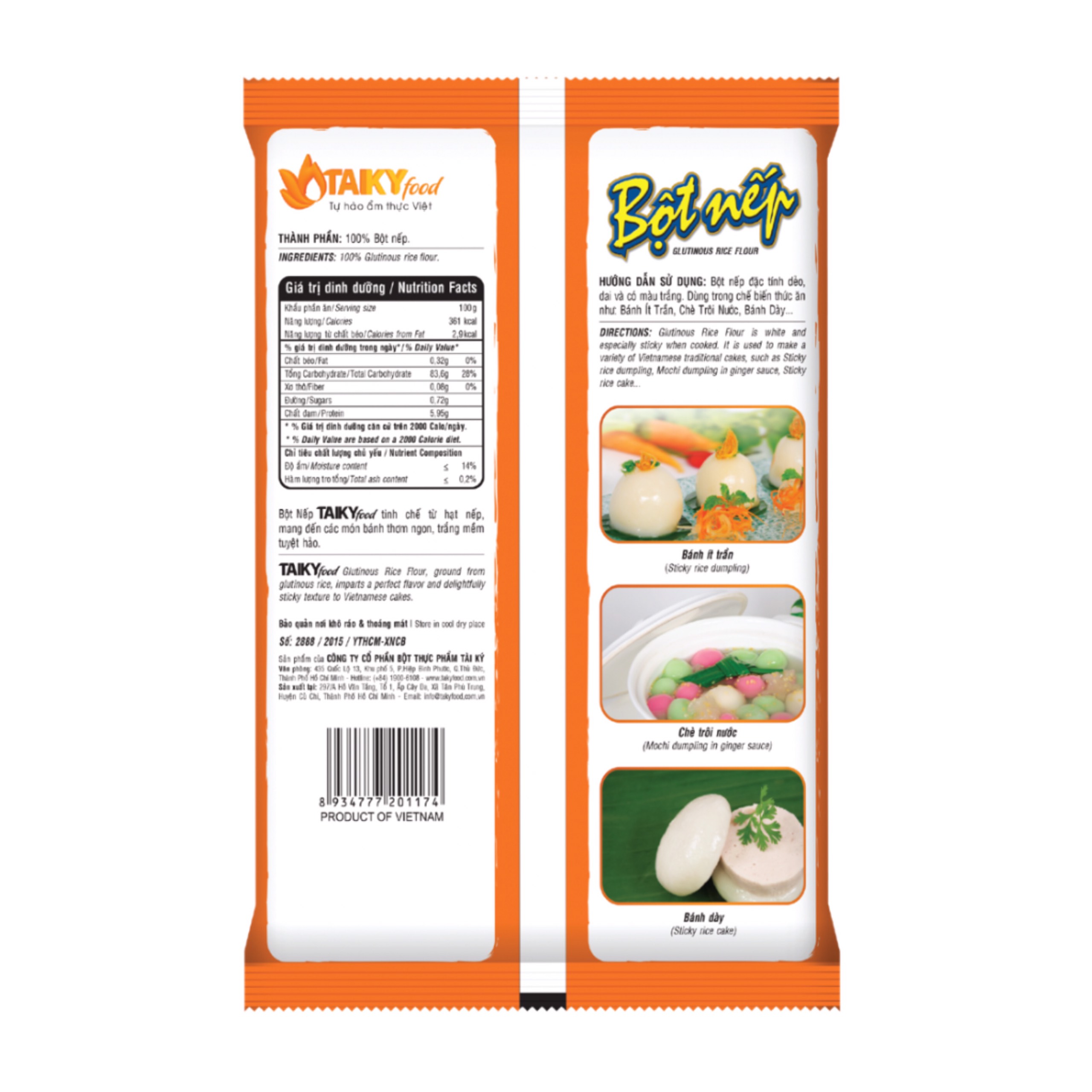400gr Bột Nếp Thượng Hạng Tài Ký