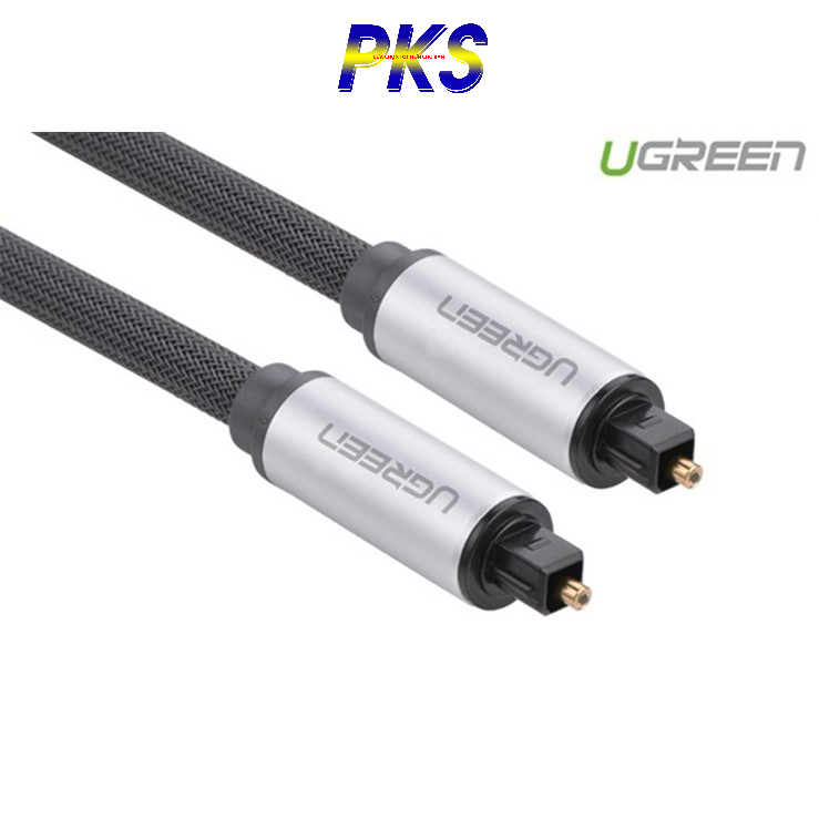 Cáp audio quang Toslink Optical 2m bọc lưới cao cấp Ugreen 10540