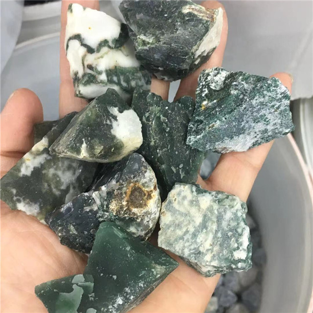 100gr Đá Thô Mã Não Đỏ- Xanh No Brand [100gr Red-Green Agate Rough Stone]