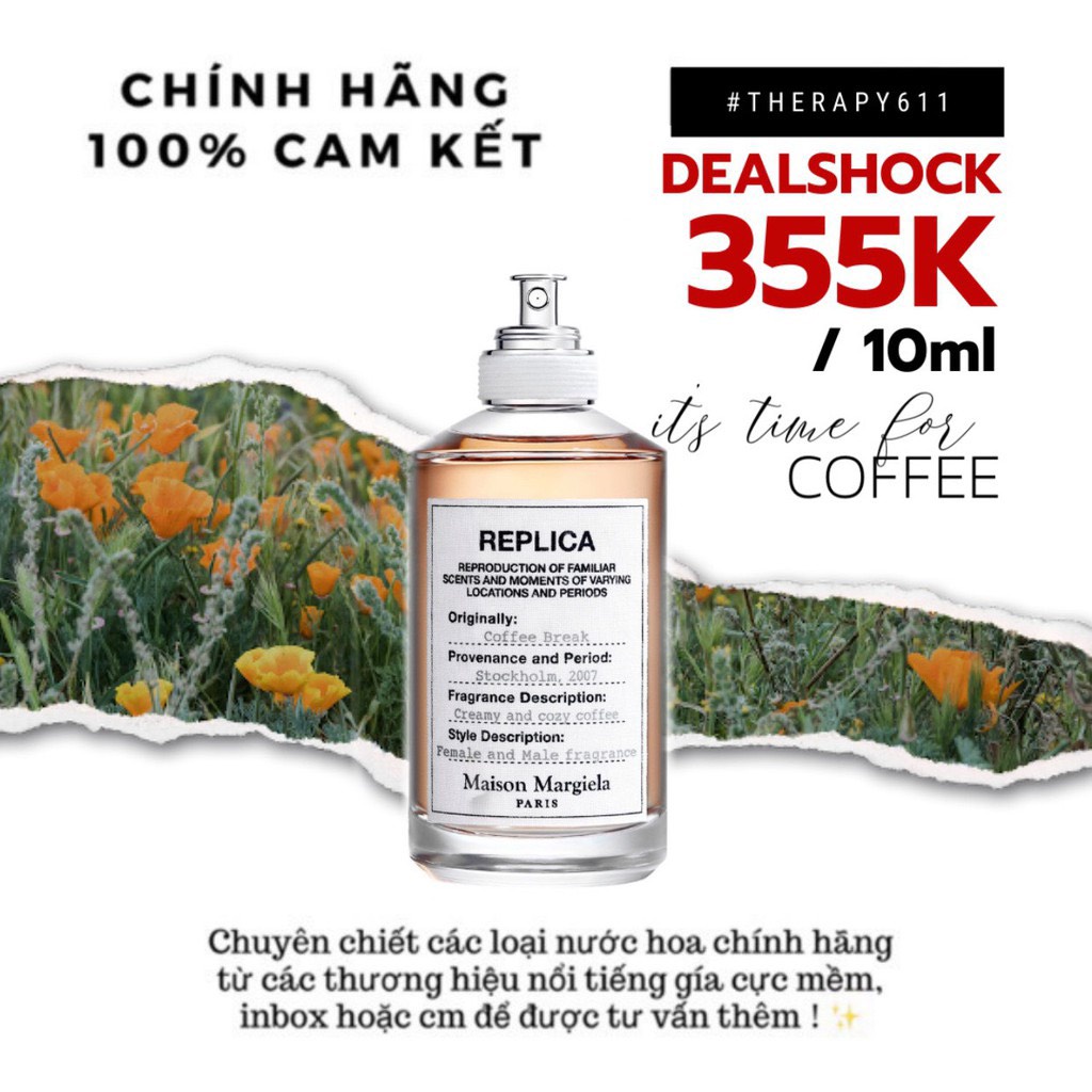 Nước hoa  Replica Coffee Break Test (5ml/10ml/20ml)