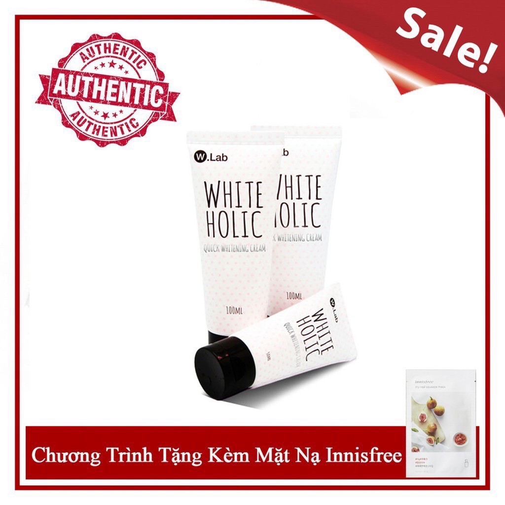 [HCM][Chính Hãng] Kem Dưỡng Trắng Da Tức Thì W.Lab White Holic 50ml