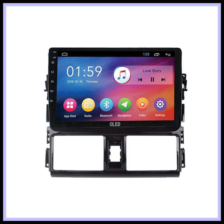 [Hỗ Trợ Lắp Đặt] Bộ màn hình xe TOYOTA VIOS  lắp sim 4G RAM 2G ROM 32G kèm mặt dưỡng dây giắc zin theo xe với hệ android 10. Màn hình DVD lắp sim 4G theo xe VIOS 2013-2018 điều khiển giọng nói Tích hợp vô lăng SHOP UY TÍN 166!