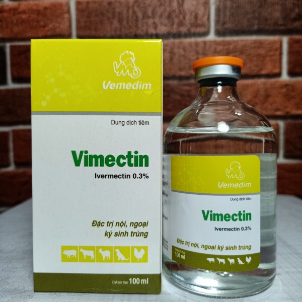 VMD Vimectin 0.3% 100ml - Nội - ngoại ký sinh trùng