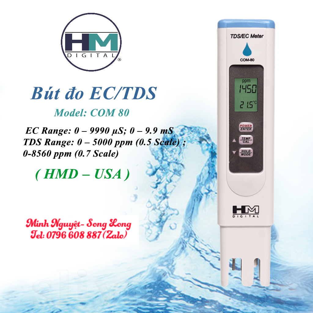 Bút đo TDS/EC cầm tay COM80