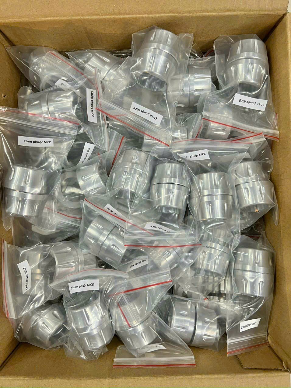 Chén phuộc Nice nhôm cnc nguyên khối (giá 1 cặp)