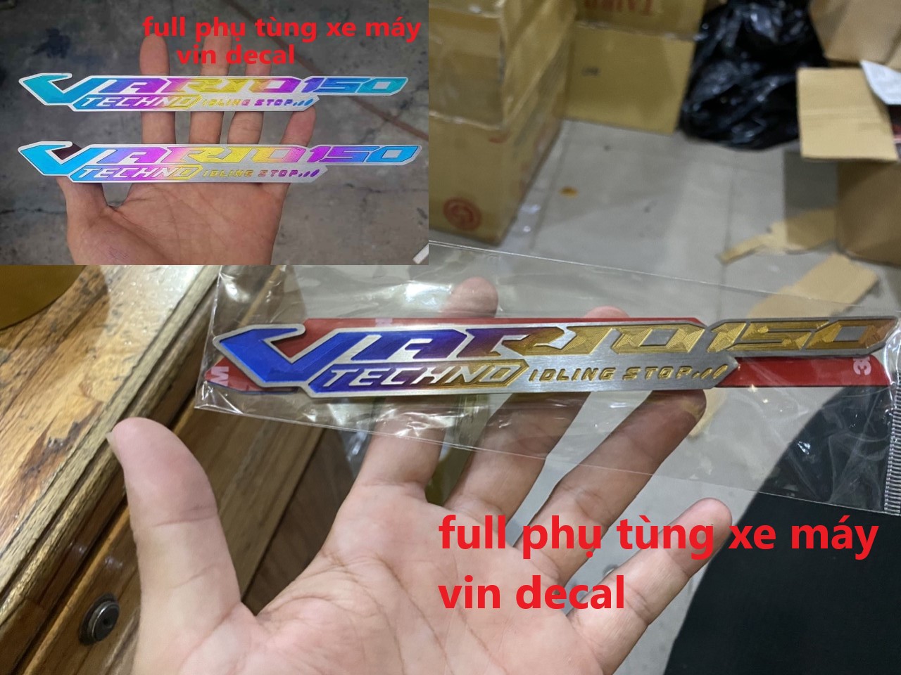 Cặp titan xe Vario TECHNO IDLING STOP