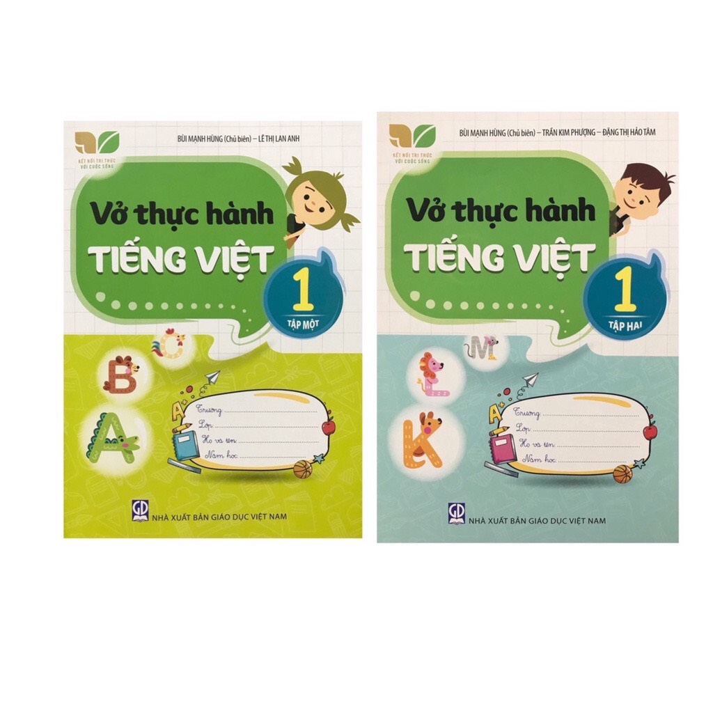 Freeship_sách combo vở thực hành tiếng việt lớp 1 tập 1 & tập 2