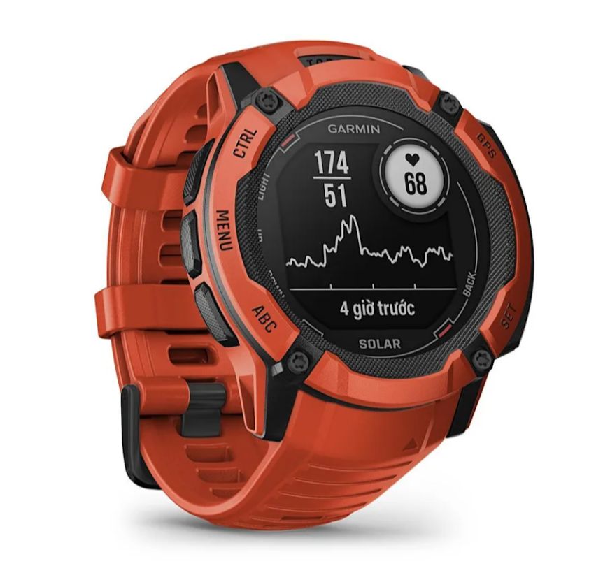 Smartwatch Garmin Instinct 2X Solar, Smartwatch For Running, Smarwatch For Cycling, Smartwatch For Sports, Smartwatch For Outdoor Activities