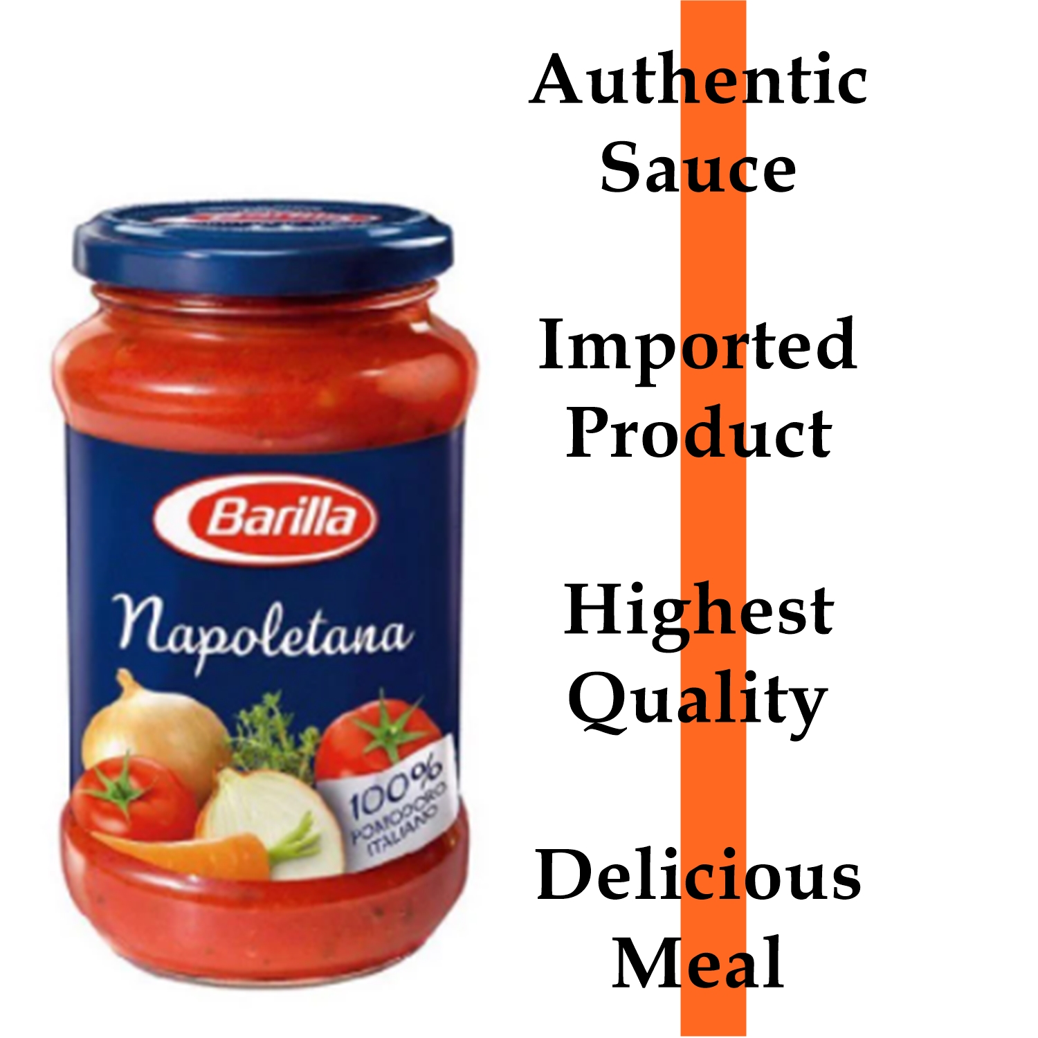 Combo 02 Sốt mỳ Ý spaghetti Basilico, Barilla 2x400g,